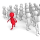 STAND APART FROM CROWD